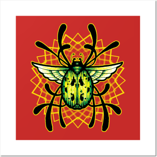scarab Posters and Art